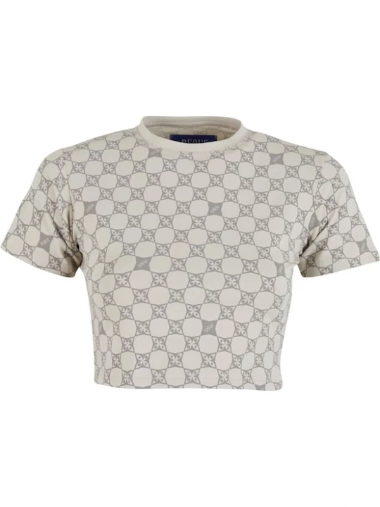 Foto van product Pequs Shirt beige / grijs