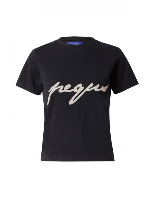 Foto van product Pequs Shirt ecru / zwart