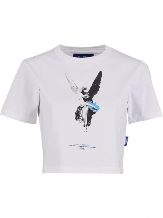 Foto van product Pequs Shirt lichtblauw / grijs / zwart / wit