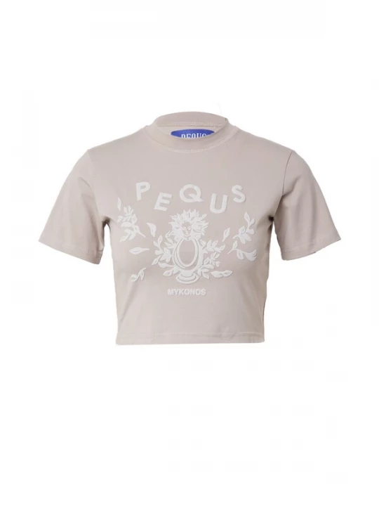 Foto van product Pequs Shirt 'Mykonos' greige / offwhite