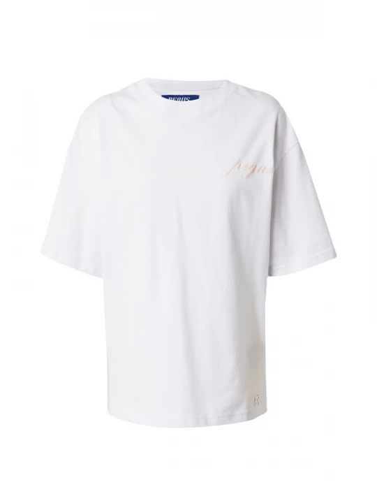 Foto van product Pequs Shirt 'Paradise Beach Club' nude / wit