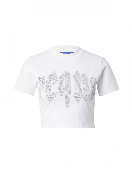 Foto van product Pequs Shirt zilver / offwhite
