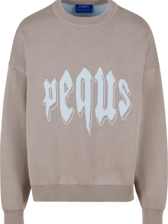 Foto van product Pequs Sweatshirt 'Mythic' beige / hemelsblauw