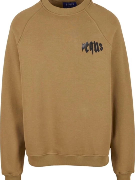 Foto van product Pequs Sweatshirt 'Mythic' olijfgroen / zwart
