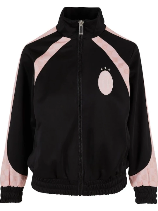 Foto van product Pequs Sweatvest rosa / pastelroze / zwart