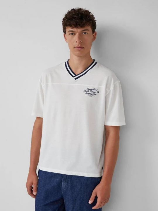 Foto van product Performance-T-shirt met print op de achterkant s.Oliver wit