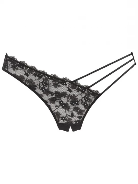 Foto van product PETITE FLEUR GOLD String zwart