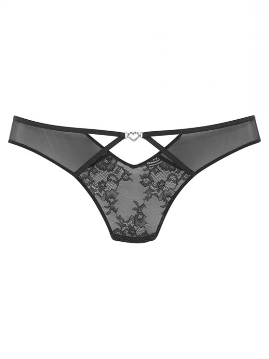 Foto van product PETITE FLEUR GOLD String zwart