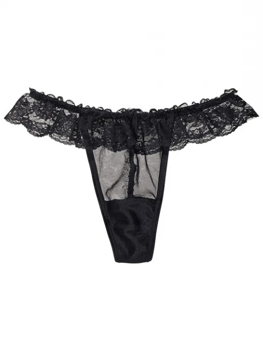 Foto van product PETITE FLEUR GOLD String zwart