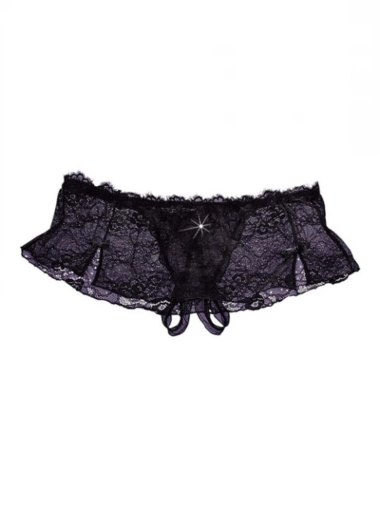 Foto van product PETITE FLEUR GOLD String zwart
