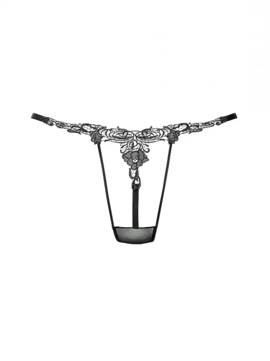 Foto van product PETITE FLEUR GOLD String zwart