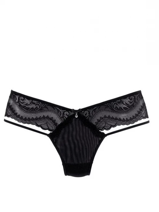Foto van product PETITE FLEUR GOLD String zwart