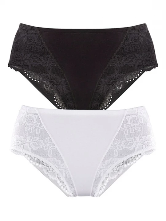 Foto van product PETITE FLEUR Shapingslip zwart / wit