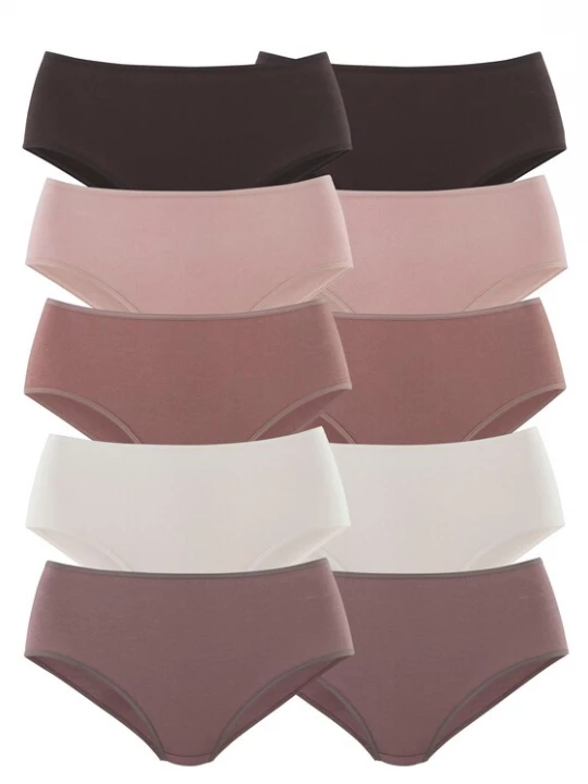 Foto van product PETITE FLEUR Slip aubergine / mauve / poederroze / pastelroze