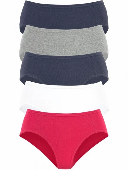 Foto van product PETITE FLEUR Slip marine / grijs / rood / wit