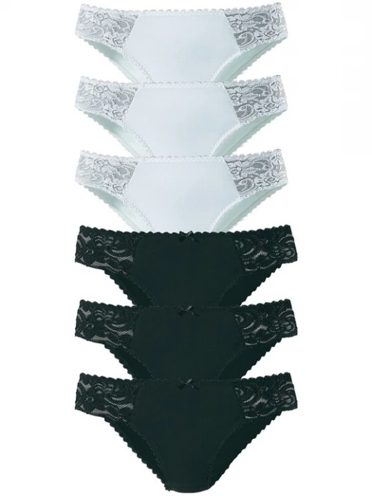 Foto van product PETITE FLEUR Slip zwart / wit