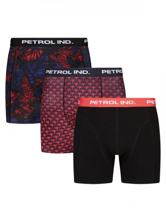 Foto van product Petrol Industries Boxershorts 'Bayviewcrest' blauw / rood / zwart / wit