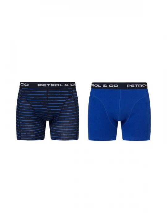 Foto van product Petrol Industries Boxershorts blauw / zwart / wit
