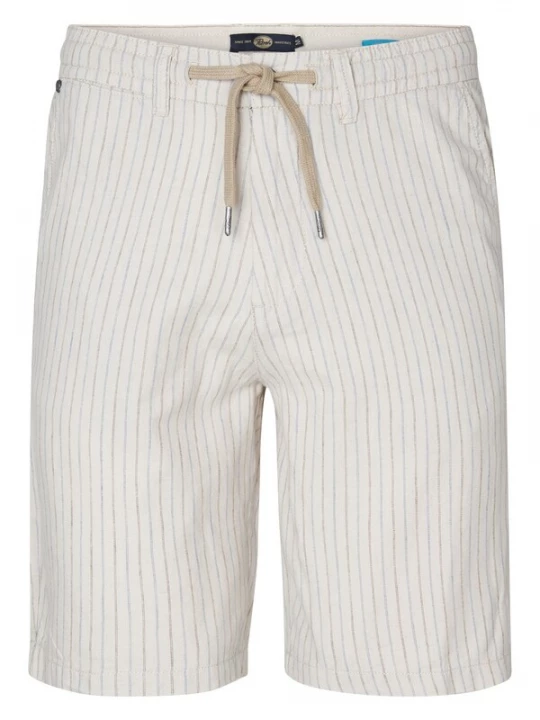 Foto van product Petrol Industries Broek 'Islandview' donkerbeige / royal blue / koningsblauw / natuurwit granatowy