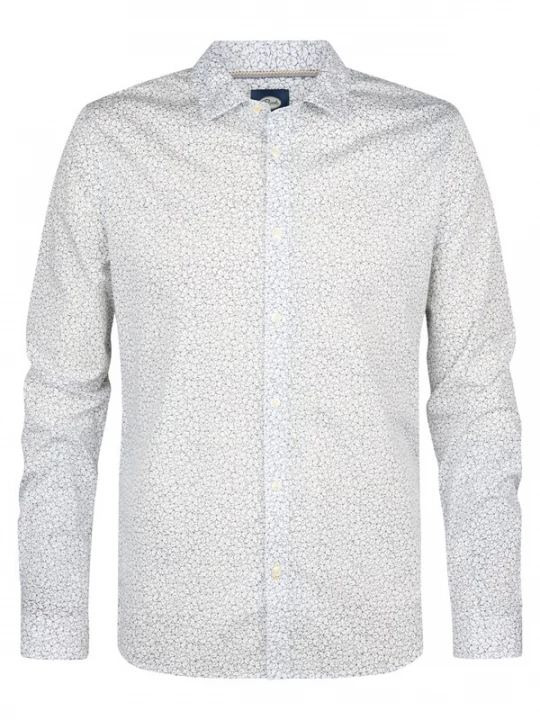 Foto van product Petrol Industries Overhemd 'Surfcrest' nachtblauw / offwhite