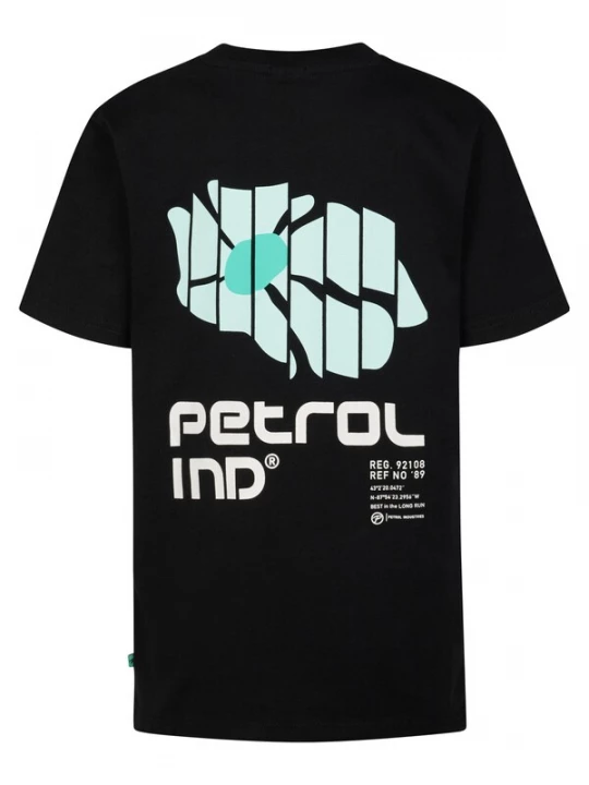 Foto van product Petrol Industries Shirt 'Aguila' blauw / zwart / wit