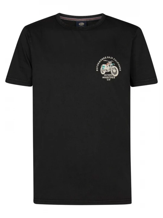 Foto van product Petrol Industries Shirt 'Barranco' blauw / zwart / wit