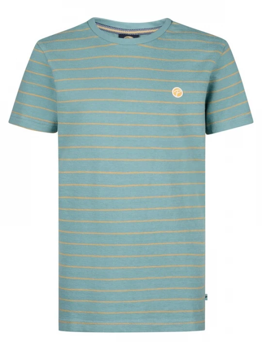 Foto van product Petrol Industries Shirt 'Baypoint' turquoise / oranje