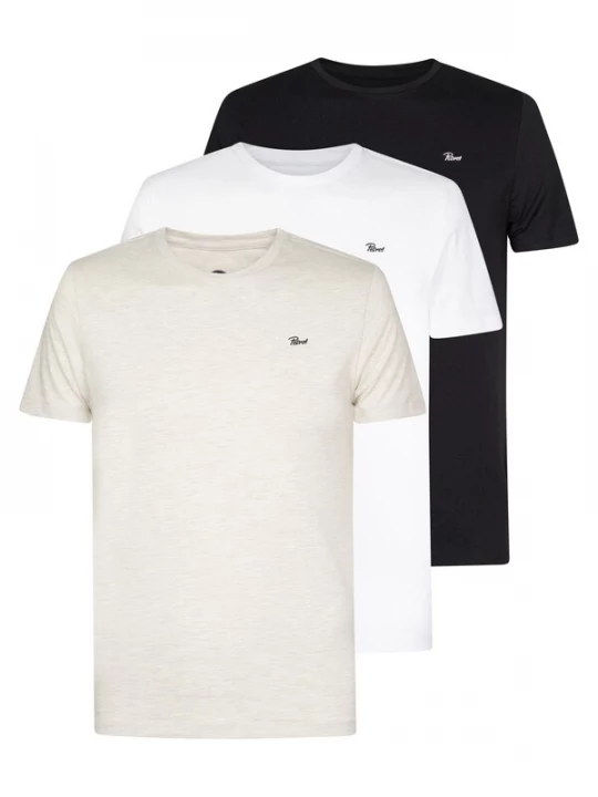 Foto van product Petrol Industries Shirt beige / zwart / wit