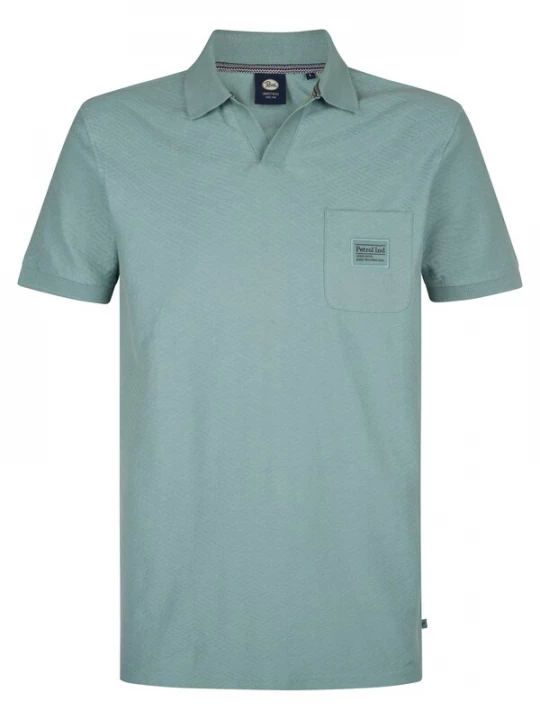 Foto van product Petrol Industries Shirt 'Biscaynecrest' turquoise / zwart