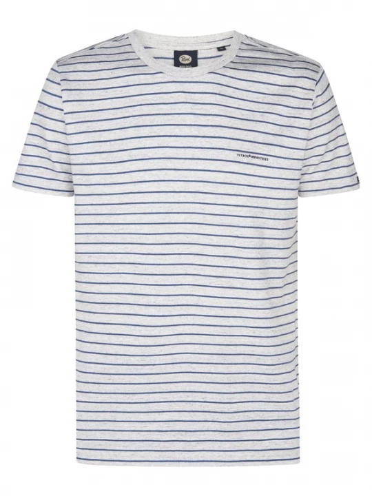 Foto van product Petrol Industries Shirt blauw / grijs gemêleerd