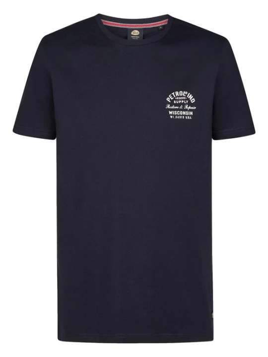 Foto van product Petrol Industries Shirt blauw / wit