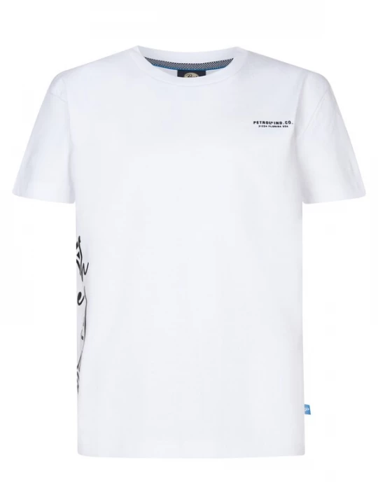 Foto van product Petrol Industries Shirt blauw / zwart / wit