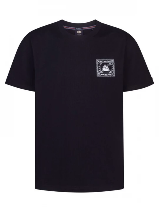 Foto van product Petrol Industries Shirt 'Calor' zwart / wit