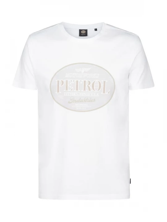 Foto van product Petrol Industries Shirt cappuccino / wit