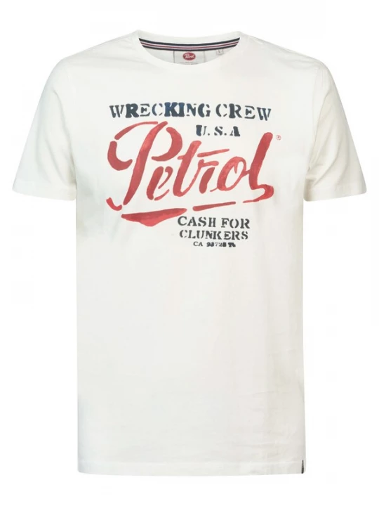 Foto van product Petrol Industries Shirt 'Classic' navy / rood / wit