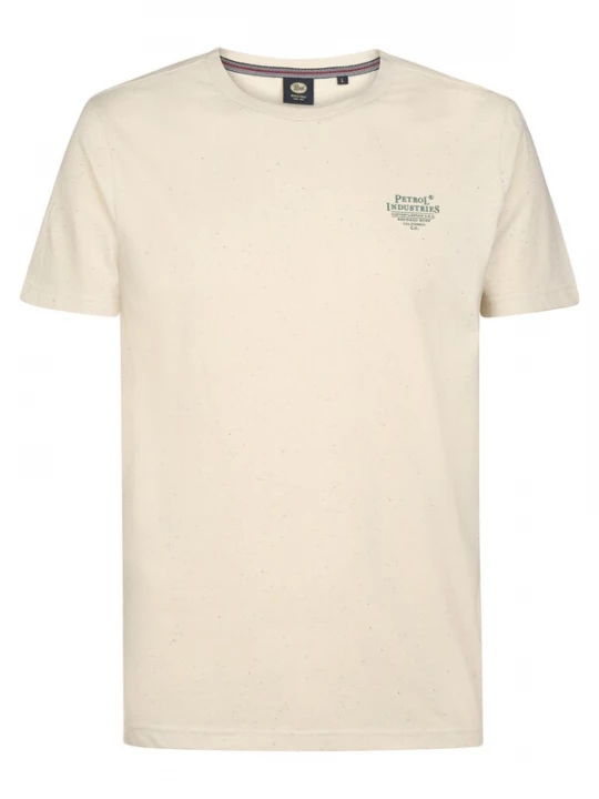 Foto van product Petrol Industries Shirt 'Cosmos' beige / donkergroen