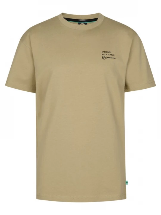 Foto van product Petrol Industries Shirt donkerbeige / turquoise / zwart