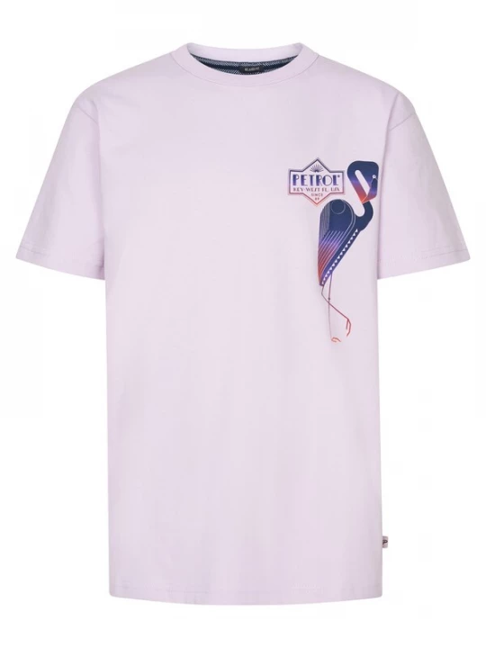 Foto van product Petrol Industries Shirt donkerblauw / pastellila