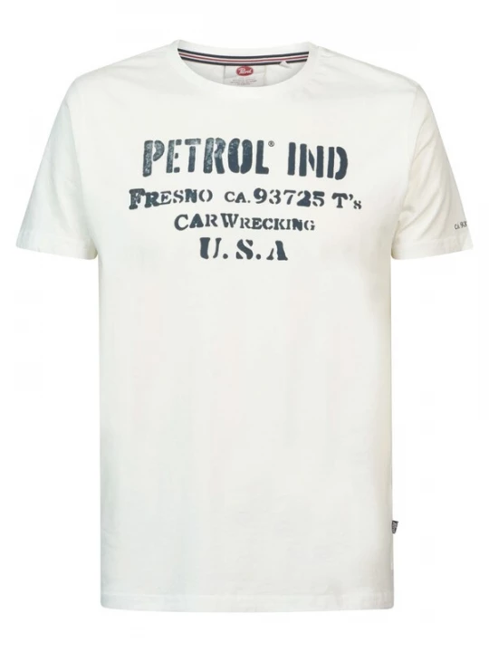 Foto van product Petrol Industries Shirt donkerblauw / wit