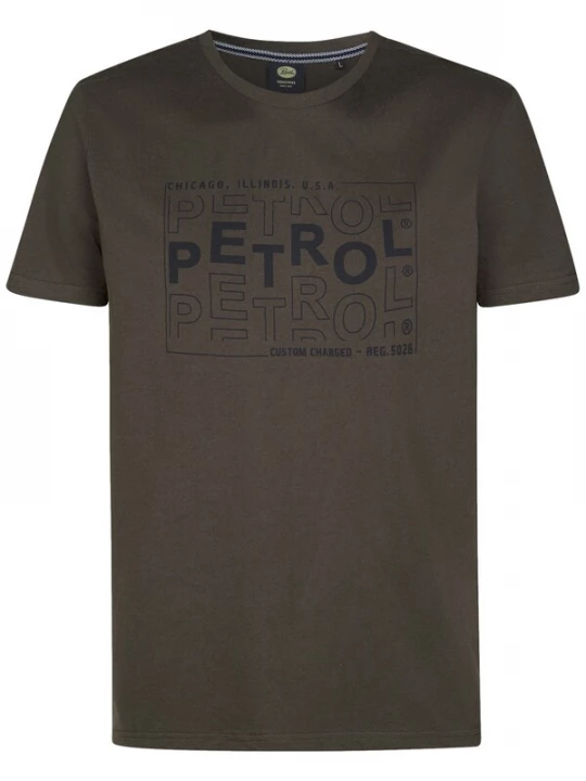Foto van product Petrol Industries Shirt donkergrijs / zwart