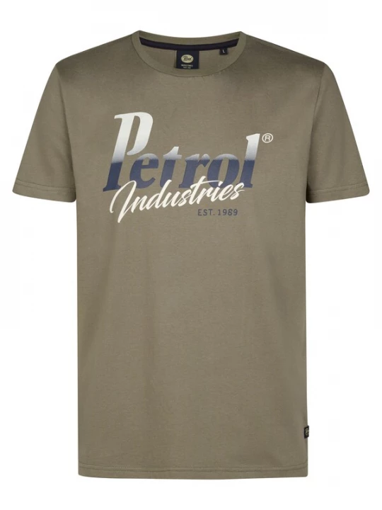 Foto van product Petrol Industries Shirt grijs / donkergrijs / olijfgroen / wit