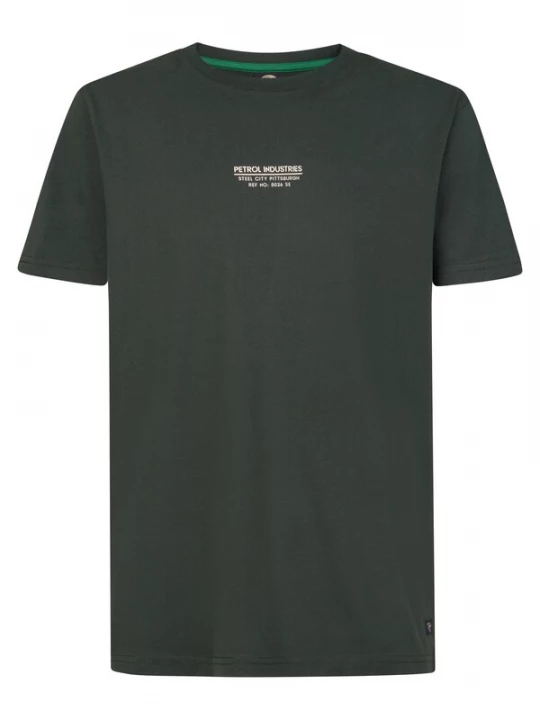 Foto van product Petrol Industries Shirt groen / wit