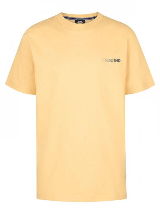 Foto van product Petrol Industries Shirt 'Gull' geel / zwart gemêleerd