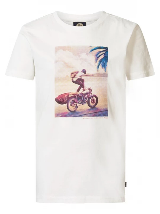Foto van product Petrol Industries Shirt 'Highswide' blauw / lila / bourgogne / wit