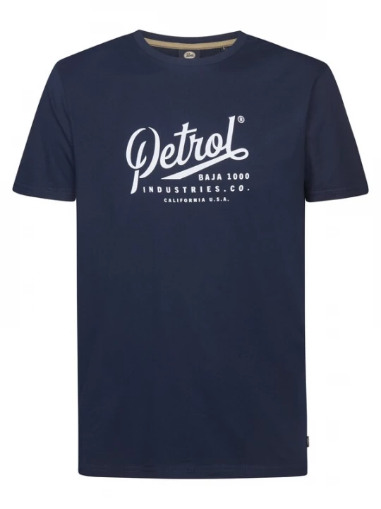 Foto van product Petrol Industries Shirt 'Huracán' blauw / wit