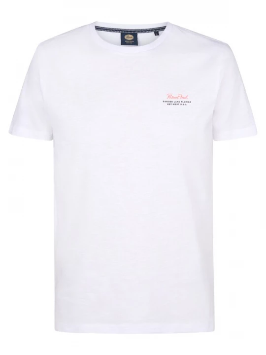 Foto van product Petrol Industries Shirt 'Lantana' lichtgroen / rood / zwart / wit