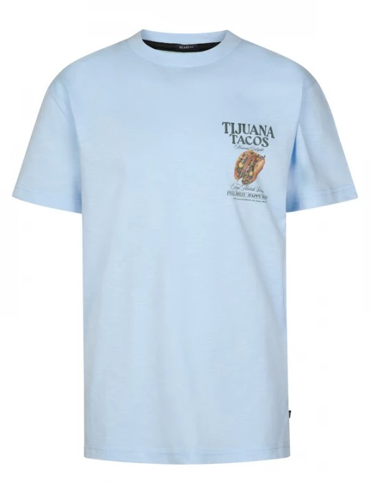 Foto van product Petrol Industries Shirt lichtblauw / bruin / mosterd / groen