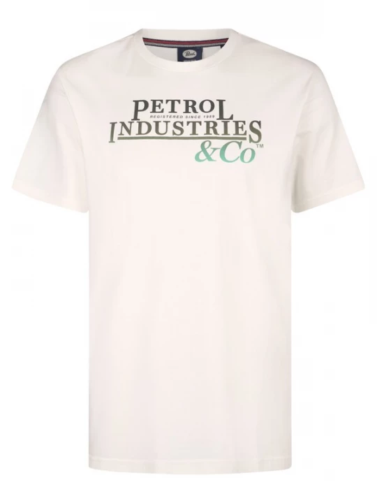 Foto van product Petrol Industries Shirt lichtblauw / olijfgroen / wolwit