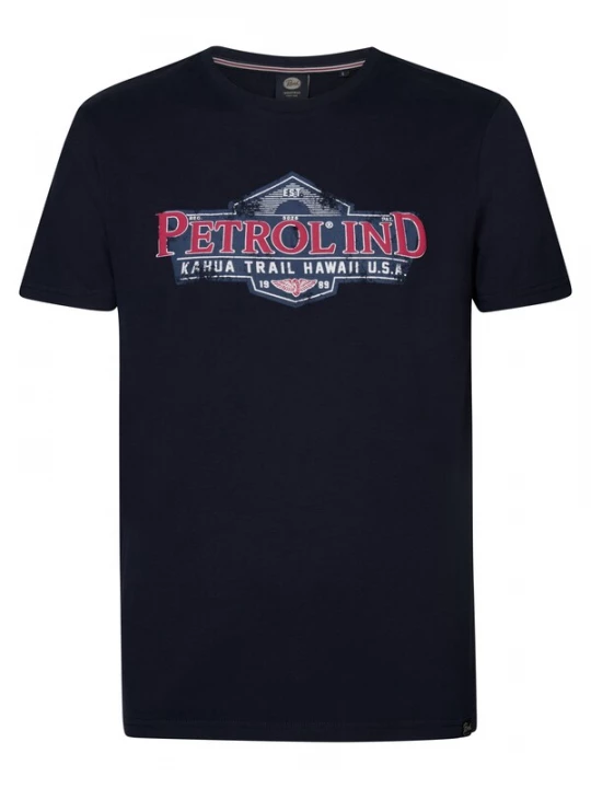 Foto van product Petrol Industries Shirt 'Mariner' marine / donkerblauw / rood / wit