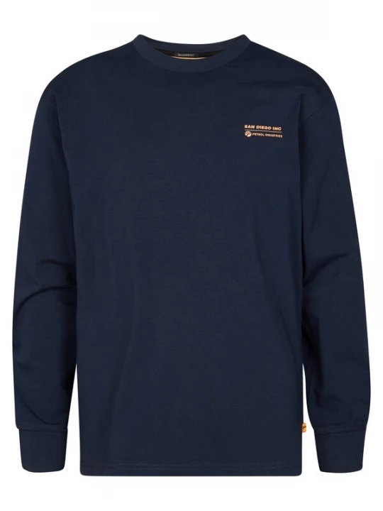 Foto van product Petrol Industries Shirt 'Mezquite' blauw / donkeroranje